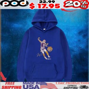 LSU Football Joe Burrow Superstar Pose Signature T Shirt