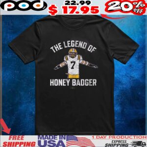 LSU Football Tyrann Mathieu Legend of Honey Badger T Shirt