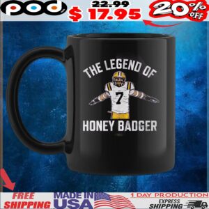 LSU Football Tyrann Mathieu Legend of Honey Badger T Shirt