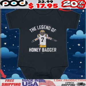 LSU Football Tyrann Mathieu Legend of Honey Badger T Shirt