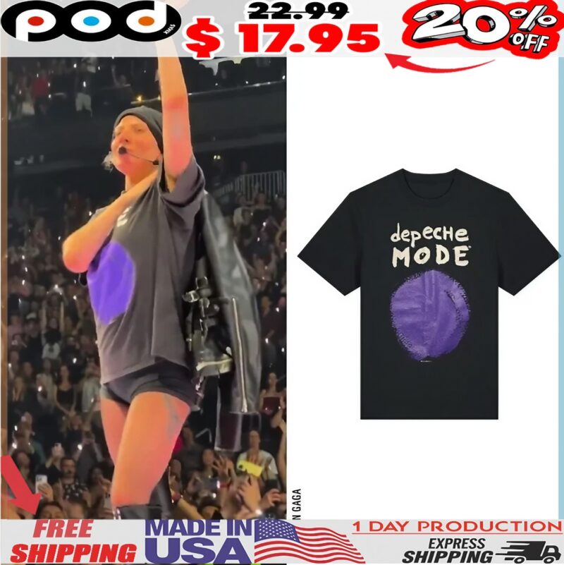 Lady Gaga Wore Depeche Mode T Shirt