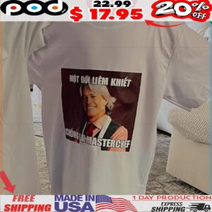 Leslie Gilliams Một Đời Liêm Khiết Chống Lại Masterchef T Shirt