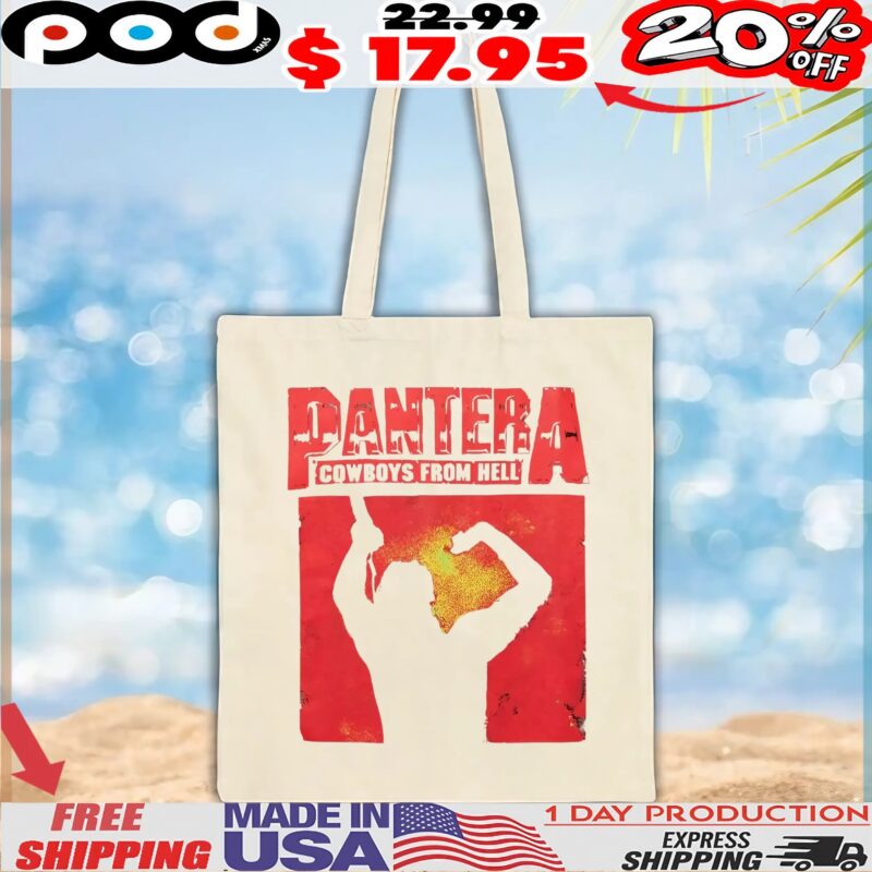 Pantera Cowboys From Hell Silhouette Photo T Shirt