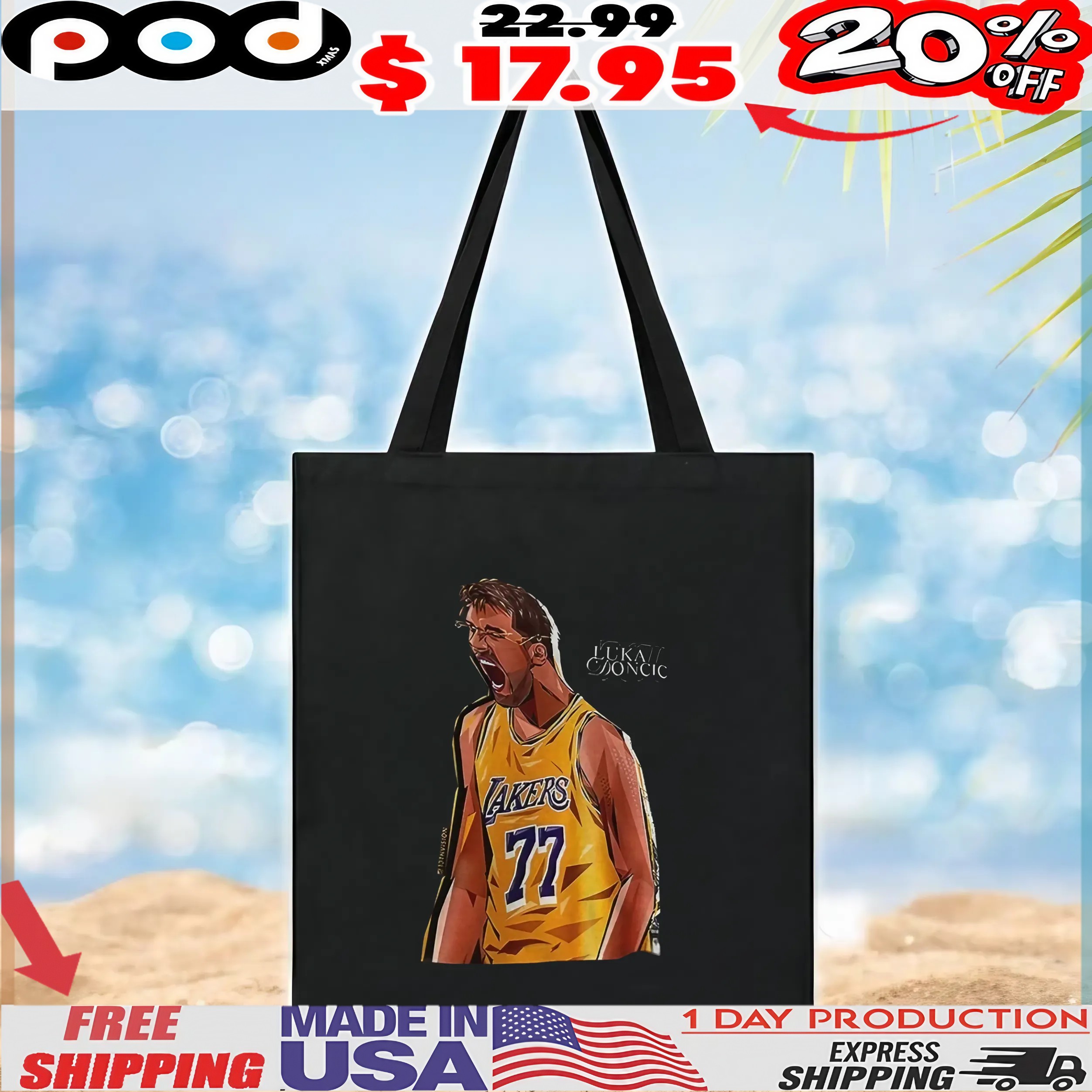 Luka Dončić Was Seen Wearing The 77 New Lakers Luka T Shirt