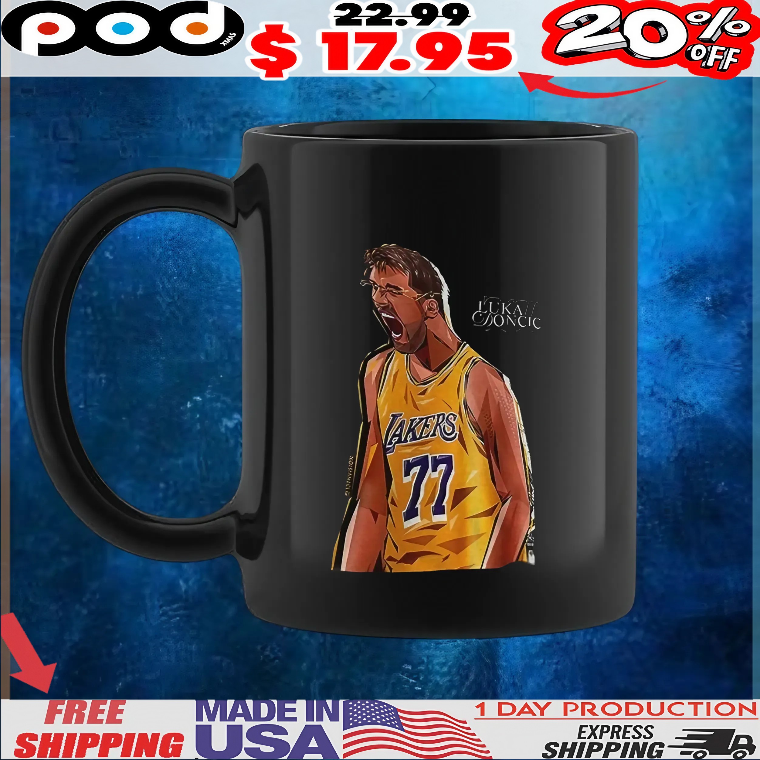 Luka Dončić Was Seen Wearing The 77 New Lakers Luka T Shirt