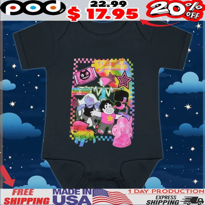 Steven Universe Love Yourself Steven, Garnet, Amethyst And Pearl T Shirt