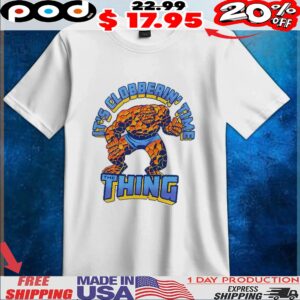 Marvel The Fantastic Four The Thing Clobberin' Time 2025 T Shirt