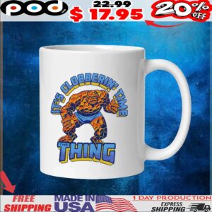 Marvel The Fantastic Four The Thing Clobberin' Time 2025 T Shirt