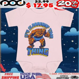 Marvel The Fantastic Four The Thing Clobberin' Time 2025 T Shirt