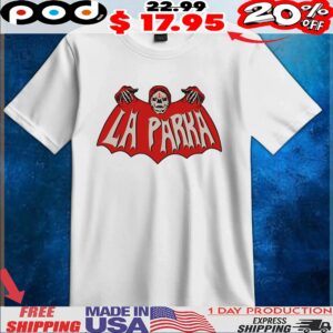 Más La Parka X Misfits Lucha Libre Mexicana T Shirt