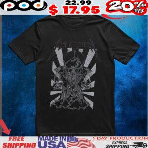 Metallica Skull And Justice Scales T Shirt