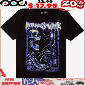 Motionless In White Cyber Skeleton T Shirt