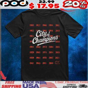 NESN City Of Champions Years T Shirt