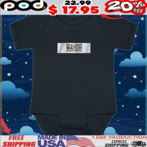 NESN Real Fans Watch Everything Rectangle T Shirt