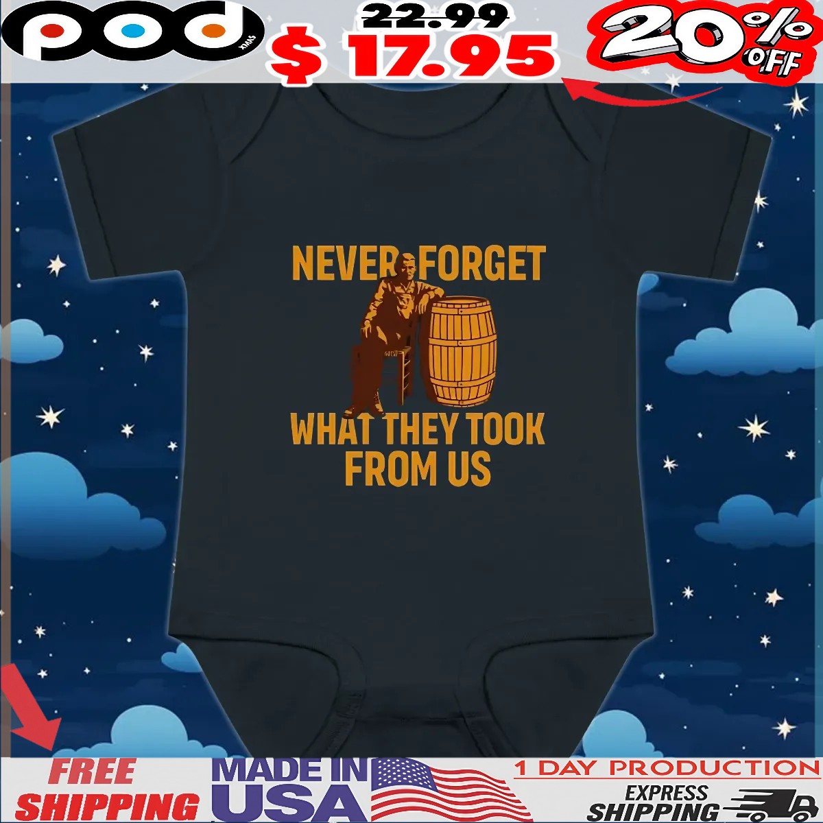 Never Forget What They Took From Us T Shirt