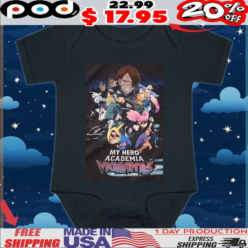 My Hero Academia Vigilantes Poster T Shirt