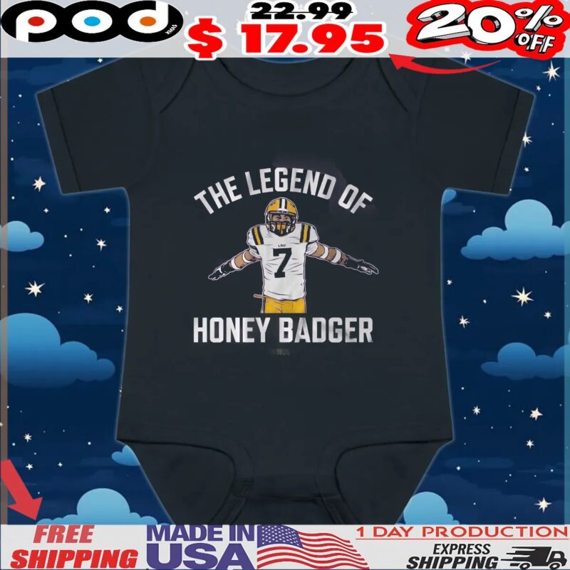LSU Football Tyrann Mathieu Legend of Honey Badger T Shirt