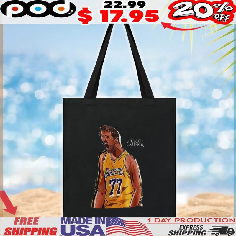 Luka Dončić Was Seen Wearing The 77 New Lakers Luka T Shirt
