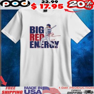 Owen Caissie Big Red Energy Signature T Shirt