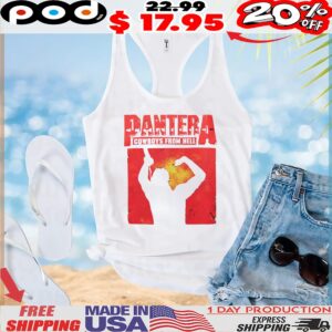 Pantera Cowboys From Hell Silhouette Photo T Shirt
