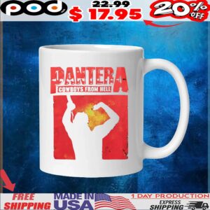 Pantera Cowboys From Hell Silhouette Photo T Shirt