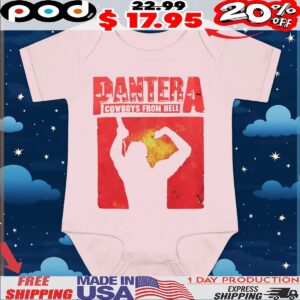 Pantera Cowboys From Hell Silhouette Photo T Shirt