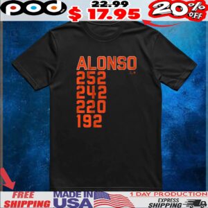 Pete Alonso New York Home Run List T Shirt