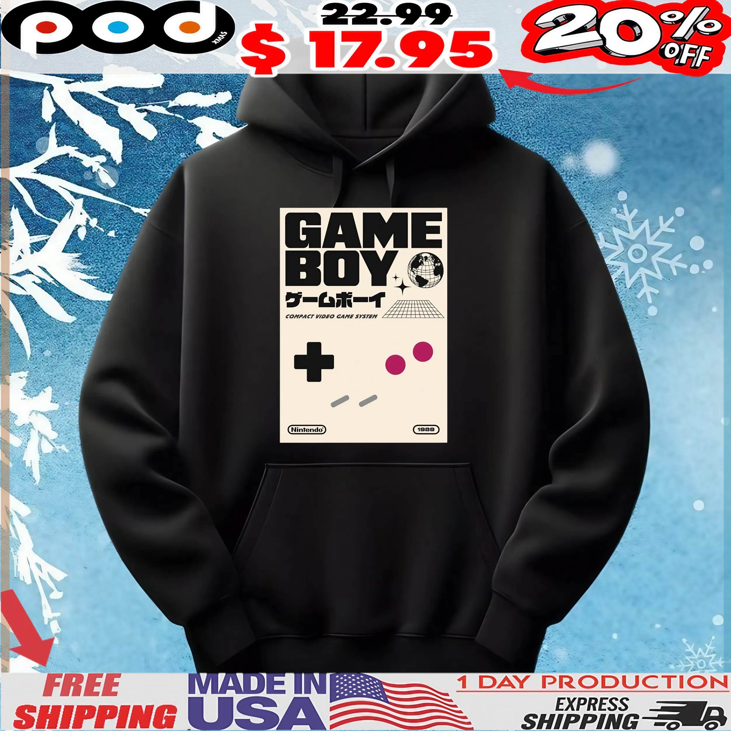 Game Boy Compact Video Game System T Shirt