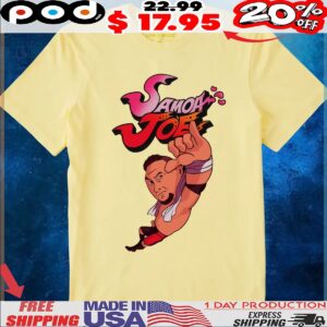 Samoa Joe Wwe Cartoon T Shirt