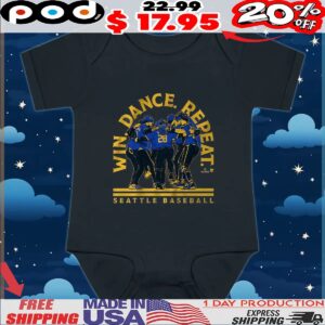 Seattle Baseball Win Dance Repeat 2025 T Shirt