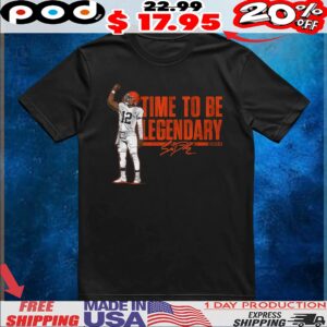 Shedeur Sanders Time To Be Legendary SIgnature T Shirt