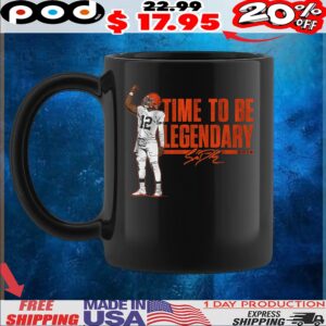 Shedeur Sanders Time To Be Legendary SIgnature T Shirt