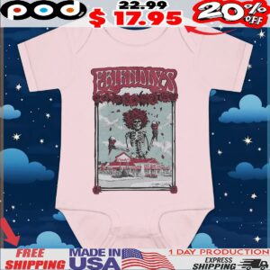 Skeleton Friendly's Rode the Fribble wave to a Strawberry Sun T Shirt