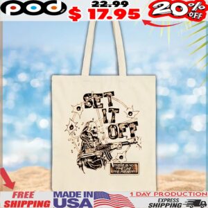 Skeleton Set It Off There Is No Time Like The Present T Shirt