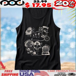 Skull Life Time Death Philosophy Graphic T Shirt