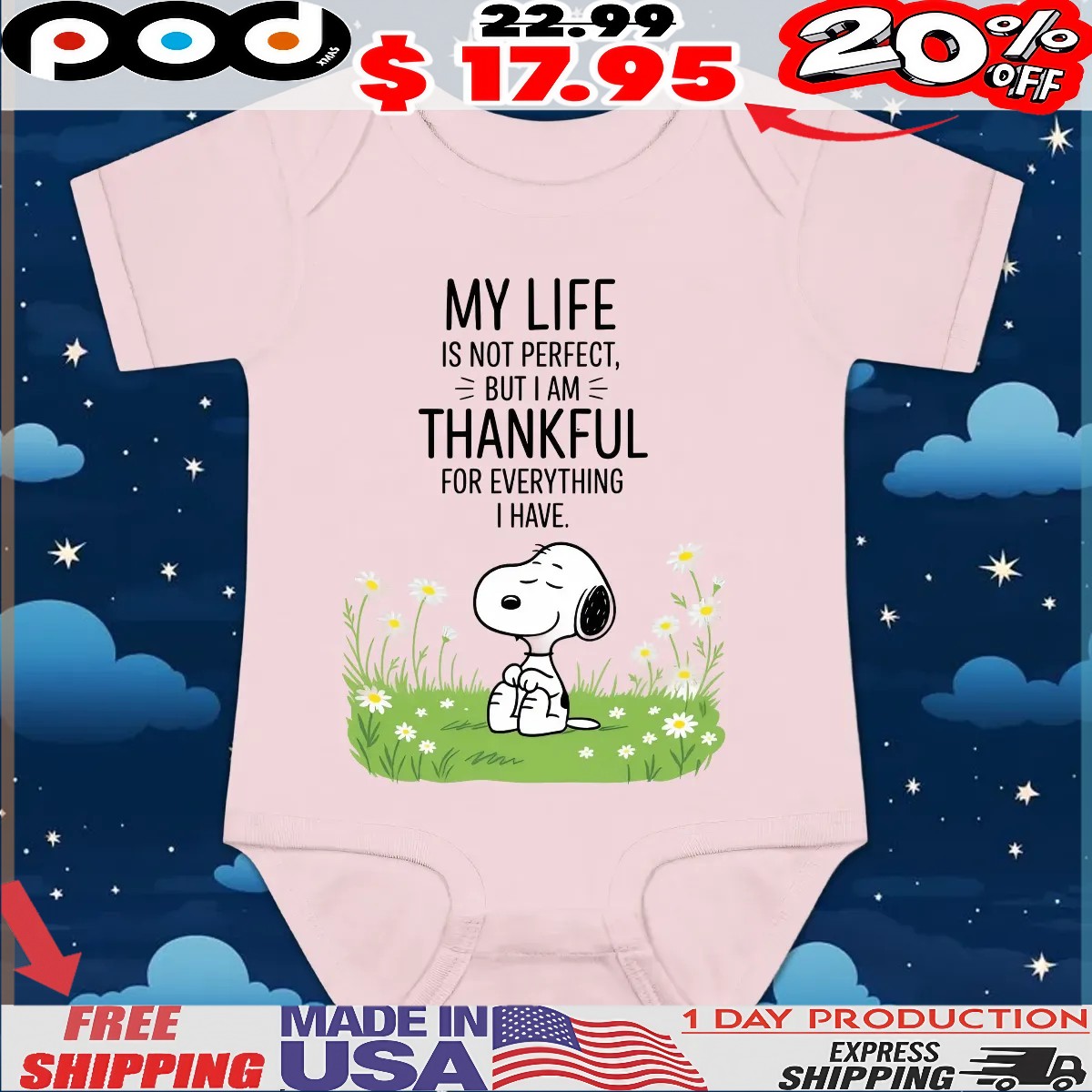 Snoopy Peanuts My Life Is Not Perfect But I Am Thankful For Everything I Have T Shirt Snoopy Peanuts My Life Is Not Perfect But I Am Thankful For Everything I Have T Shirt