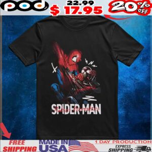 Spider-Man Miles Morales Spider-Man and Miles Marvel T Shirt