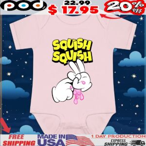 Squish Squish Bumble Gum Fingers T Shirt