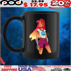 Starfire NASA Teen Titans Go vs Teen Titans DC Comics T Shirt