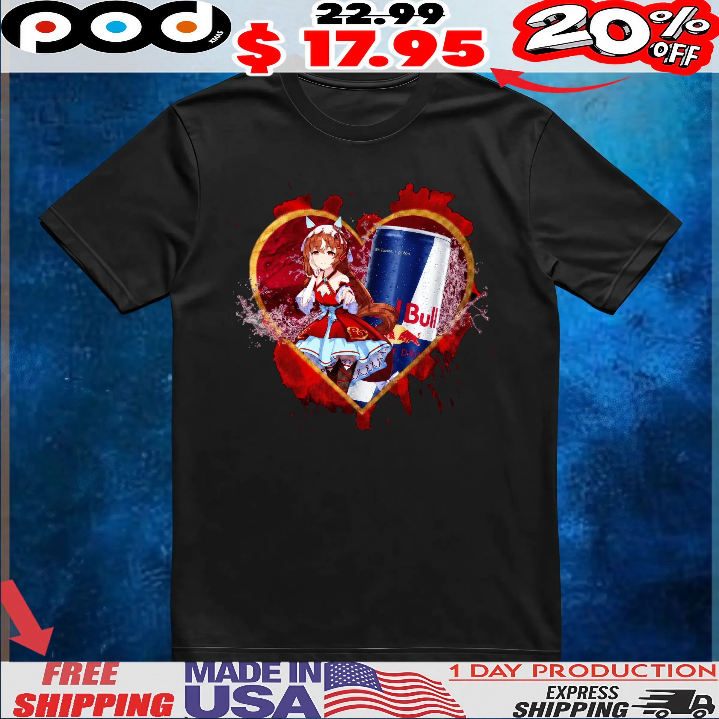 Still In Love Uma Musume Pretty Derby Lon Red Bull T Shirt Still In Love Uma Musume Pretty Derby Lon Red Bull T Shirt