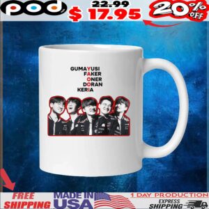 T1 Gumayusi Faker Oner Doran Keria T Shirt