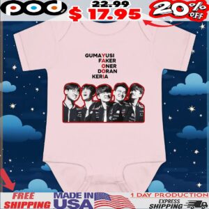 T1 Gumayusi Faker Oner Doran Keria T Shirt