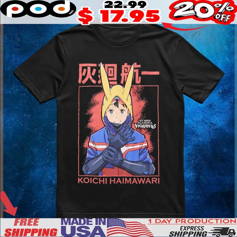 Koichi Haimawari My Hero Academia Vigilantes Haimawari Portrait T Shirt
