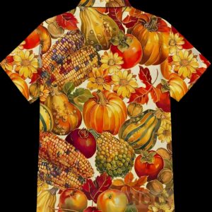 Thanksgiving Fruits And Vegetables Halloween Hawaiian Shirt