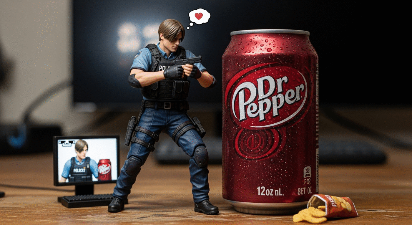The Unlikely Duo Why the Internet is Obsessed with Leon Kennedy and Dr Pepper.223Z