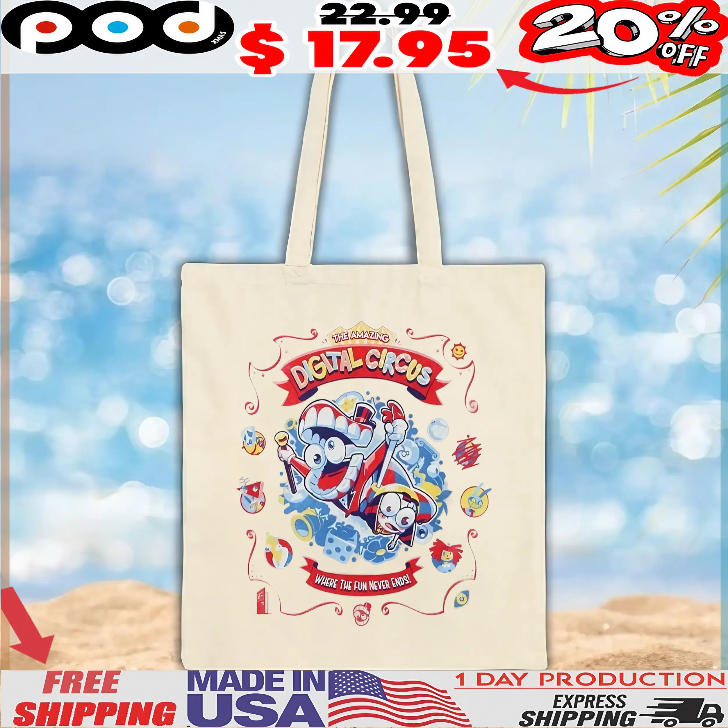 The Amazing Digital Circus Where The Fun Never Ends Pomni And Caine T Shirt