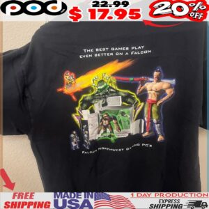 The Best Games Play Even Better On A Falcon Falcon Northwest Gaming Pcs T Shirt