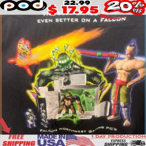 The Best Games Play Even Better On A Falcon Falcon Northwest Gaming Pcs T Shirt