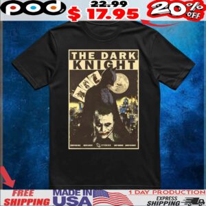 The Dark Knight Batman And Joker Poster T Shirt