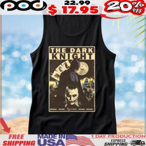 The Dark Knight Batman And Joker Poster T Shirt